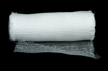 Image showing White roll bandage