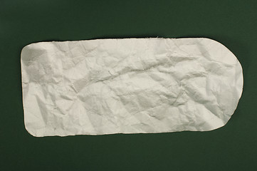 Image showing White piece paper