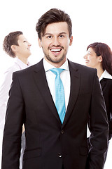 Image showing business team diversity happy isolated