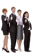 Image showing business team diversity happy isolated