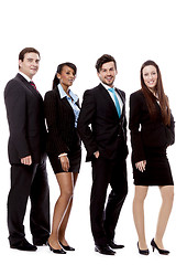 Image showing business team diversity happy isolated