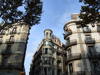 Image showing Unusual building in Barcelona centre