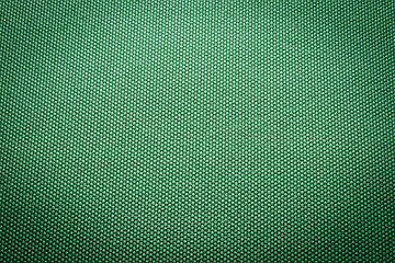 Image showing Vintage green canvas cloth texture background 