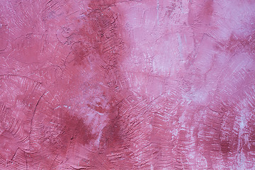 Image showing Handmade pink wall