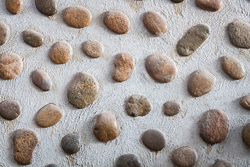 Image showing Stone and cement wall for background 