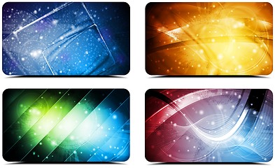 Image showing Abstract backgrounds collection