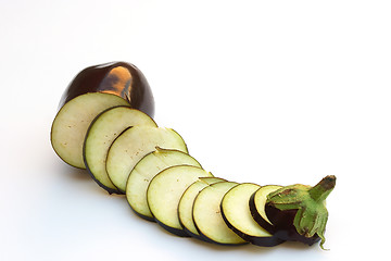 Image showing Sliced aubergine 2