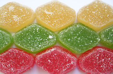 Image showing Colorful Jelly Candy as Background