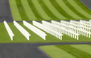 Image showing WWII american military cemetery