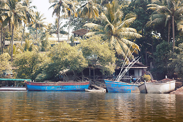 Image showing Fishing boats