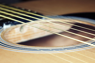 Image showing Guitar strings