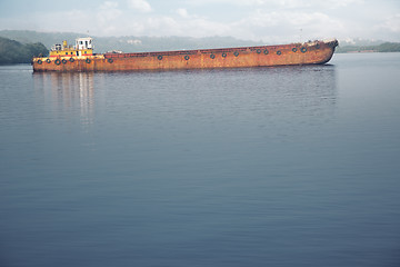 Image showing Old barge