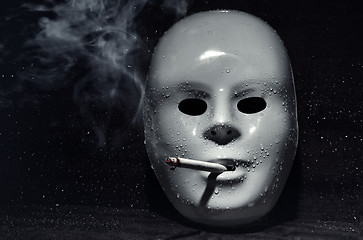 Image showing Danger smoking