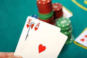 Image showing Poker in casino