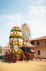 Image showing Holly chariot in the Indian temple