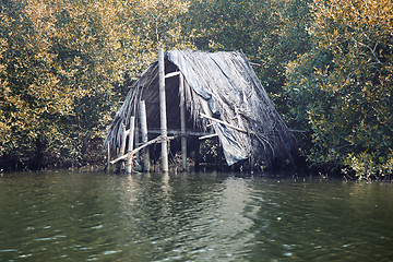 Image showing Old fishing shack