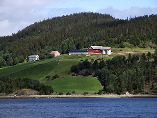 Image showing Tiny village in Scandinavia