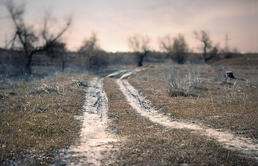 Image showing Road to hell