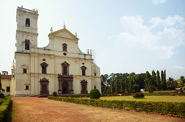 Image showing Old church in Goa