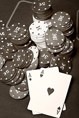 Image showing Old poker