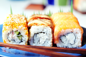 Image showing Sushi set