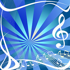 Image showing Music background