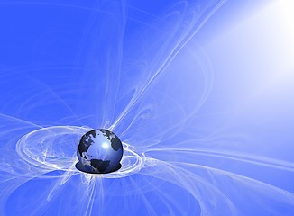 Image showing Earth's magnetic field