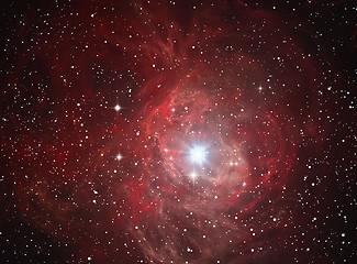 Image showing Colorful space nebula