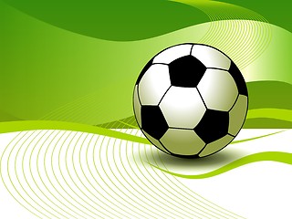 Image showing Vector soccer Background