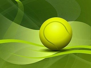 Image showing Vector tennis Background