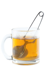 Image showing tea strainer in cup