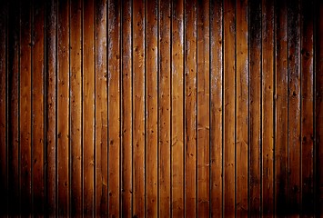 Image showing Fine texture of grunge old wood background