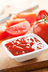 Image showing ketchup and tomatoes