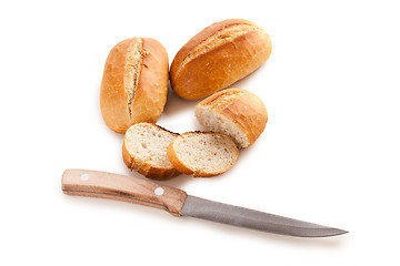 Image showing fresh baguette