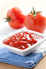 Image showing ketchup and tomatoes