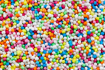 Image showing colorful sugar sprinkles