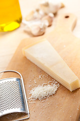 Image showing grated Parmesan cheese