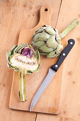 Image showing green artichoke