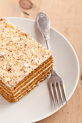 Image showing honey cake