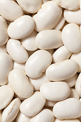 Image showing white beans background