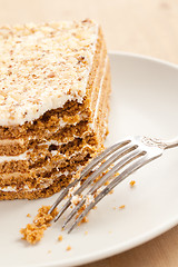 Image showing honey cake