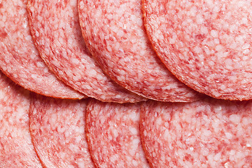 Image showing detail of salami