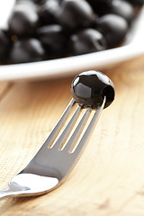 Image showing black olive 