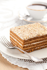 Image showing honey cake