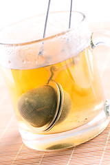 Image showing tea strainer in cup