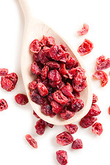 Image showing dried cranberries