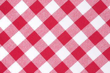 Image showing white and red checkered pattern