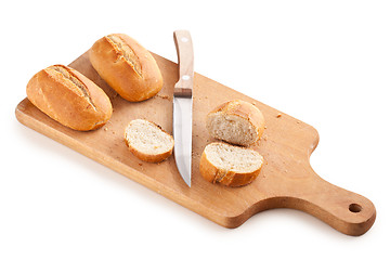 Image showing fresh baguette