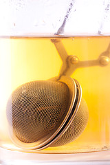 Image showing tea strainer in cup