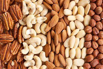 Image showing nuts background